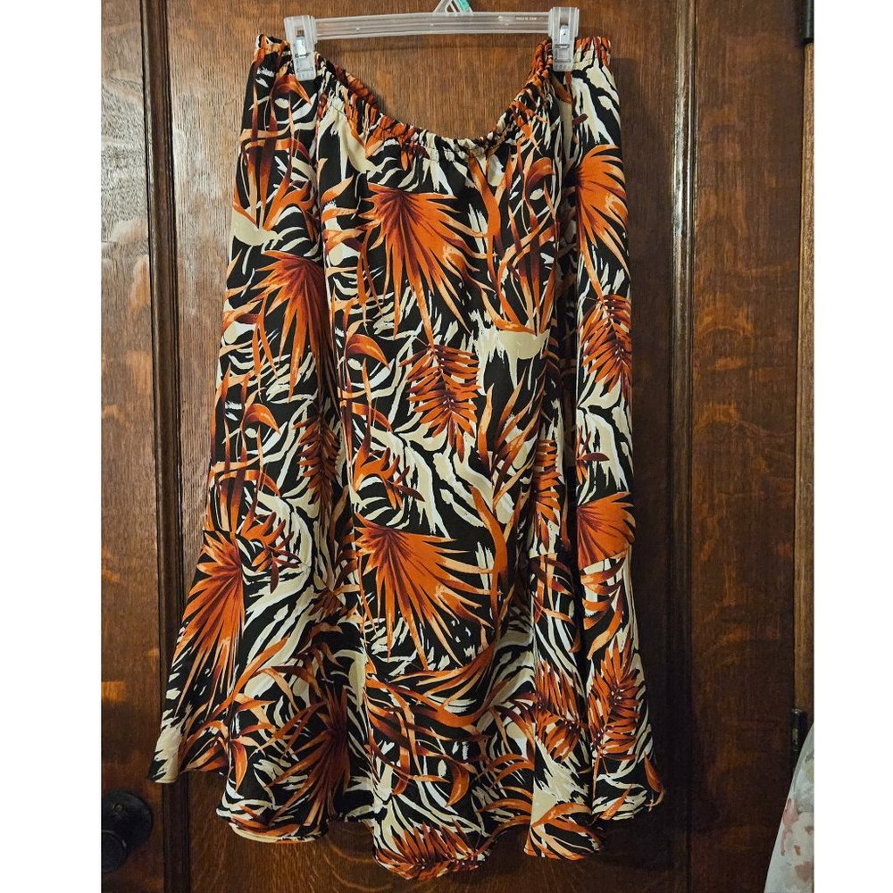 Penningtons Floral Plus Size Skirt